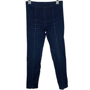 St. John skinny jeans pull on Jegging dark wash size 2 denim pants front seam